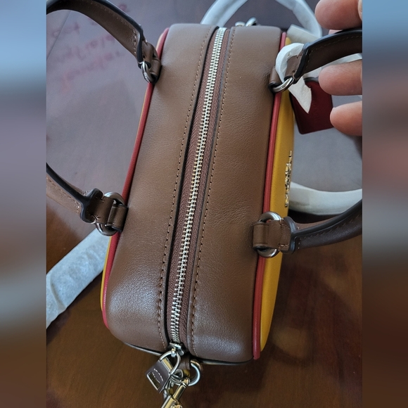 New Coach Mini Colorblock Satchel Like Browery - Picture 5 of 11